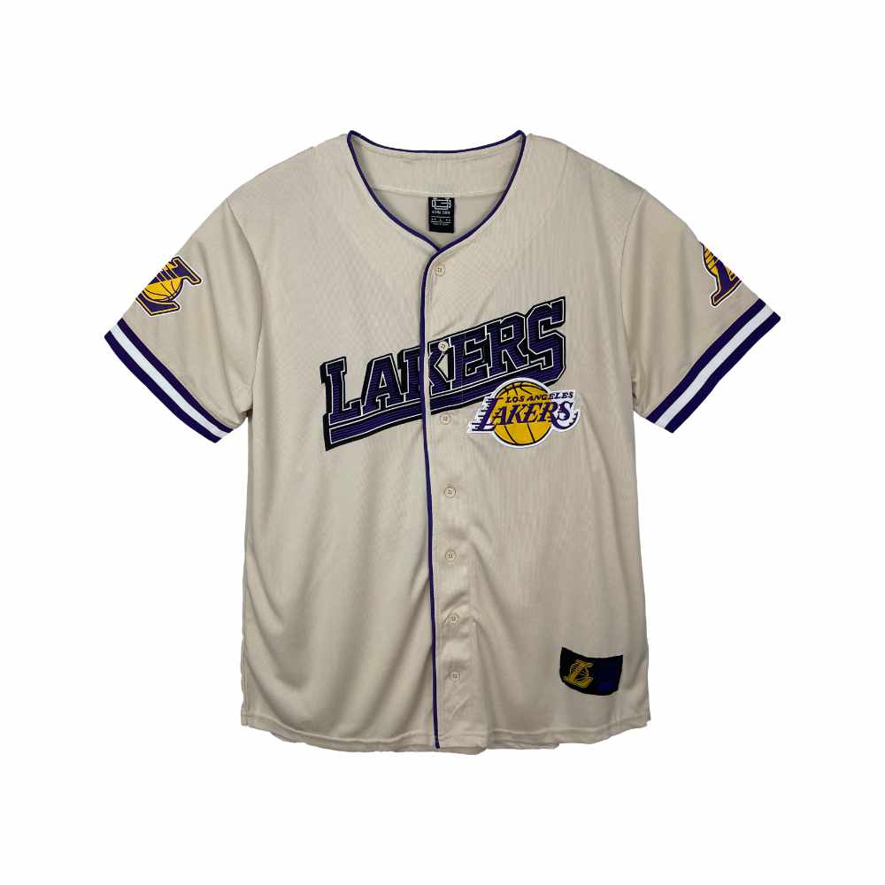 Los Angeles Lakers Embroidered Jersey Taupe