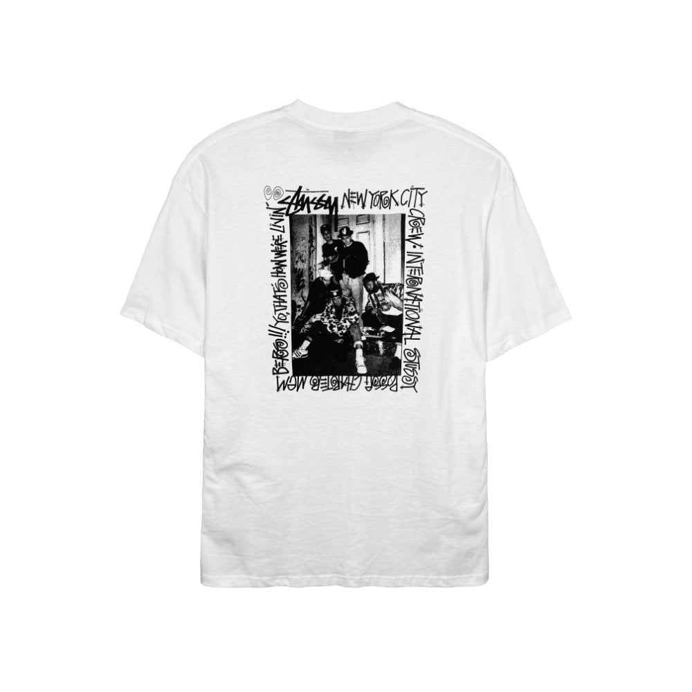 Stussy NYC Crew Relaxed Tee White