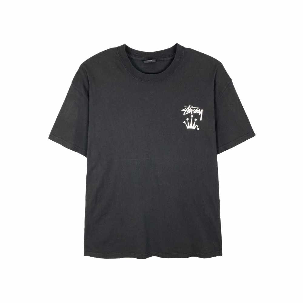 Stussy Stock Crown 50/50 SS Tee Pigment Black