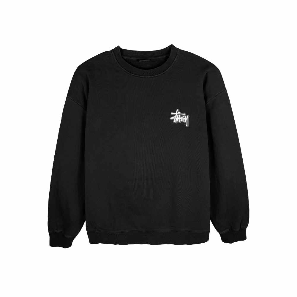 Stussy Pigment Offset Graffiti Crew Black