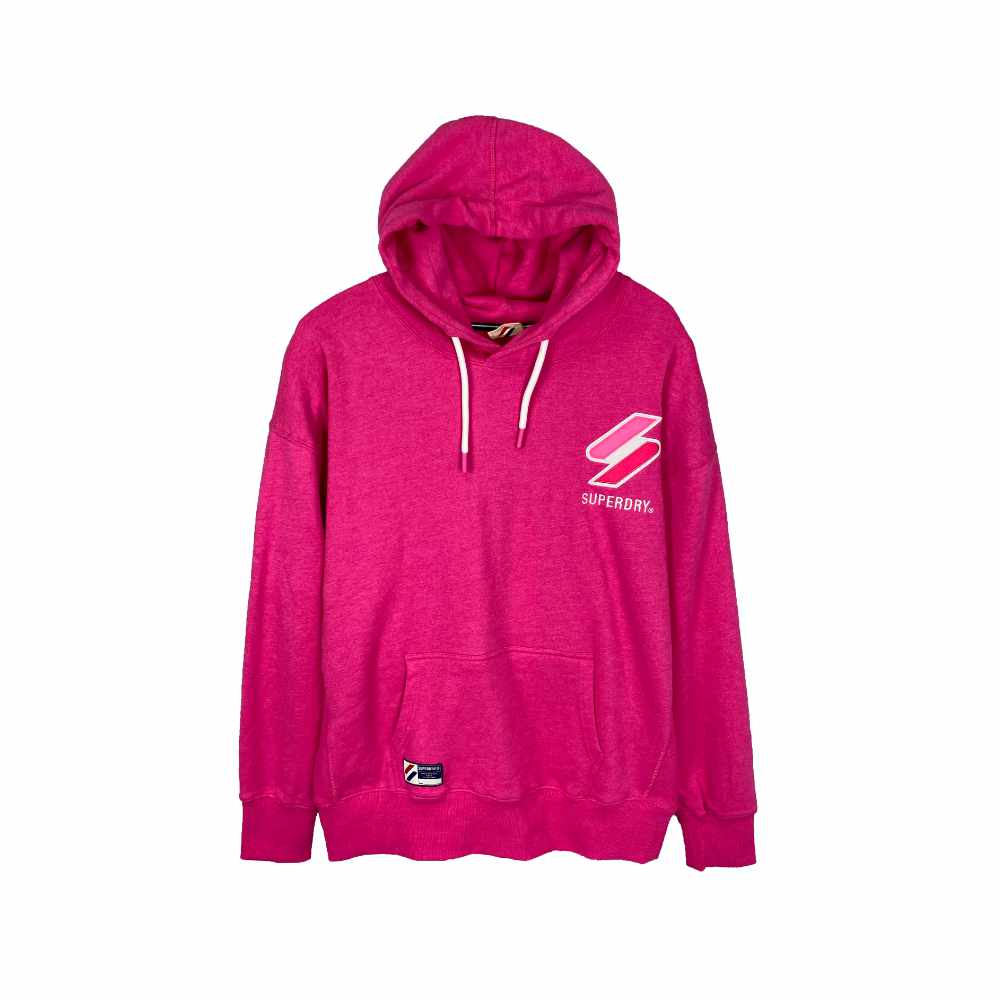 Superdry Code Applique Oversized Pink