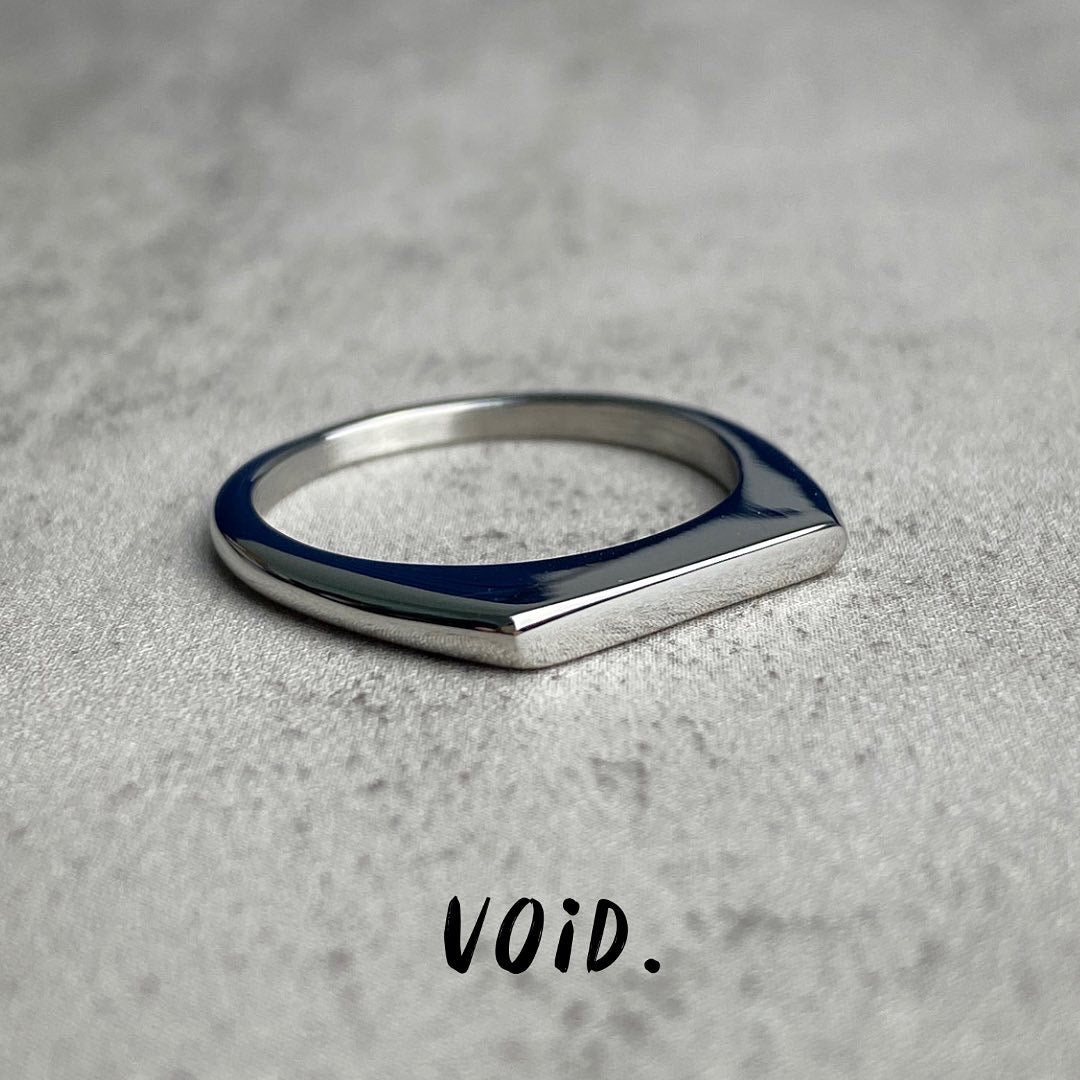 Narrow Stainless Steel Ring - RING124VD