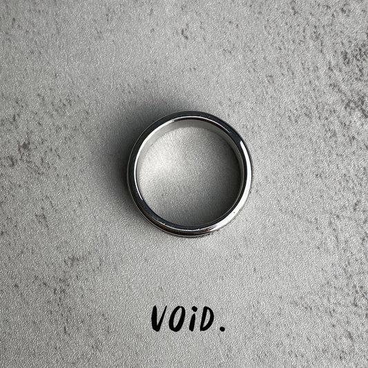 Floral Patterned Stainless Steel Ring - RING123VD