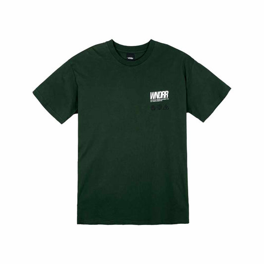 WNDRR Check Mark Tee Green