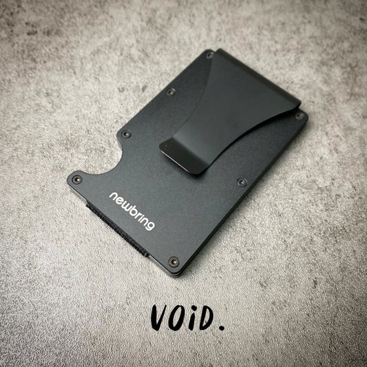 Newbring Metal Wallet Matte Black - WLMW1