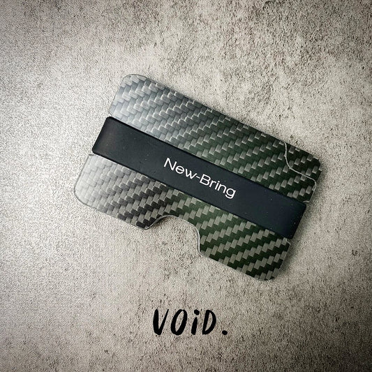 Newbring Metal Wallet Single Strap Carbon Fiber Black - WLMW4