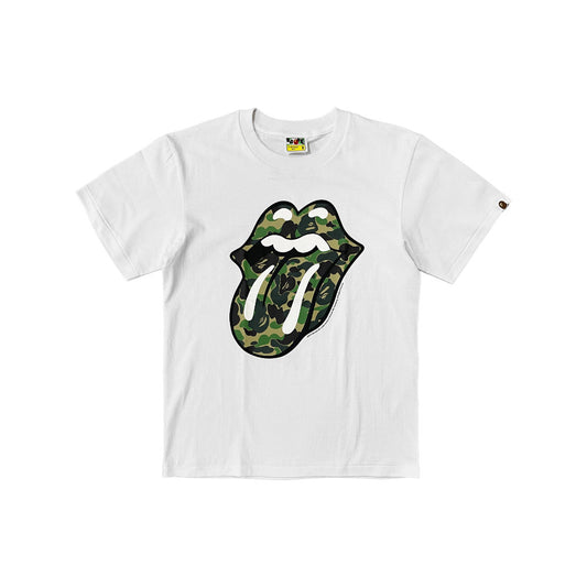 BAPE X The Rolling Stones Tee White