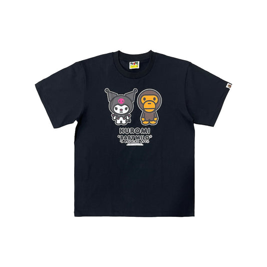 BAPE Baby Milo X Kuromi Ginza Exclusive Tee Black