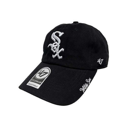 '47 Chicago White Sox Clean Up Adjustable Hat Black