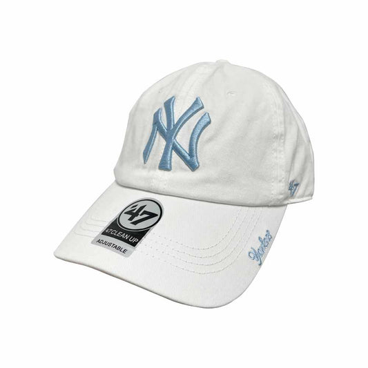 '47 New York Yankess Clean Up Adjustable Hat White