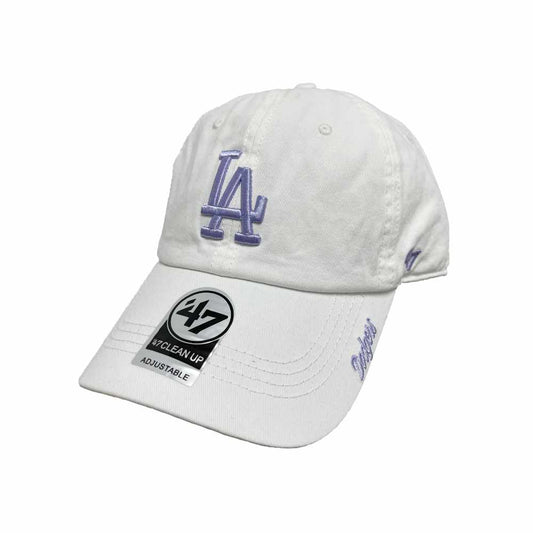 '47 Los Angeles Dodgers Clean Up Adjustable Hat White