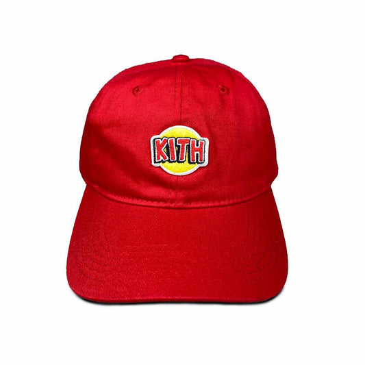 Kith x Tom & Jerry Logo Cap Red