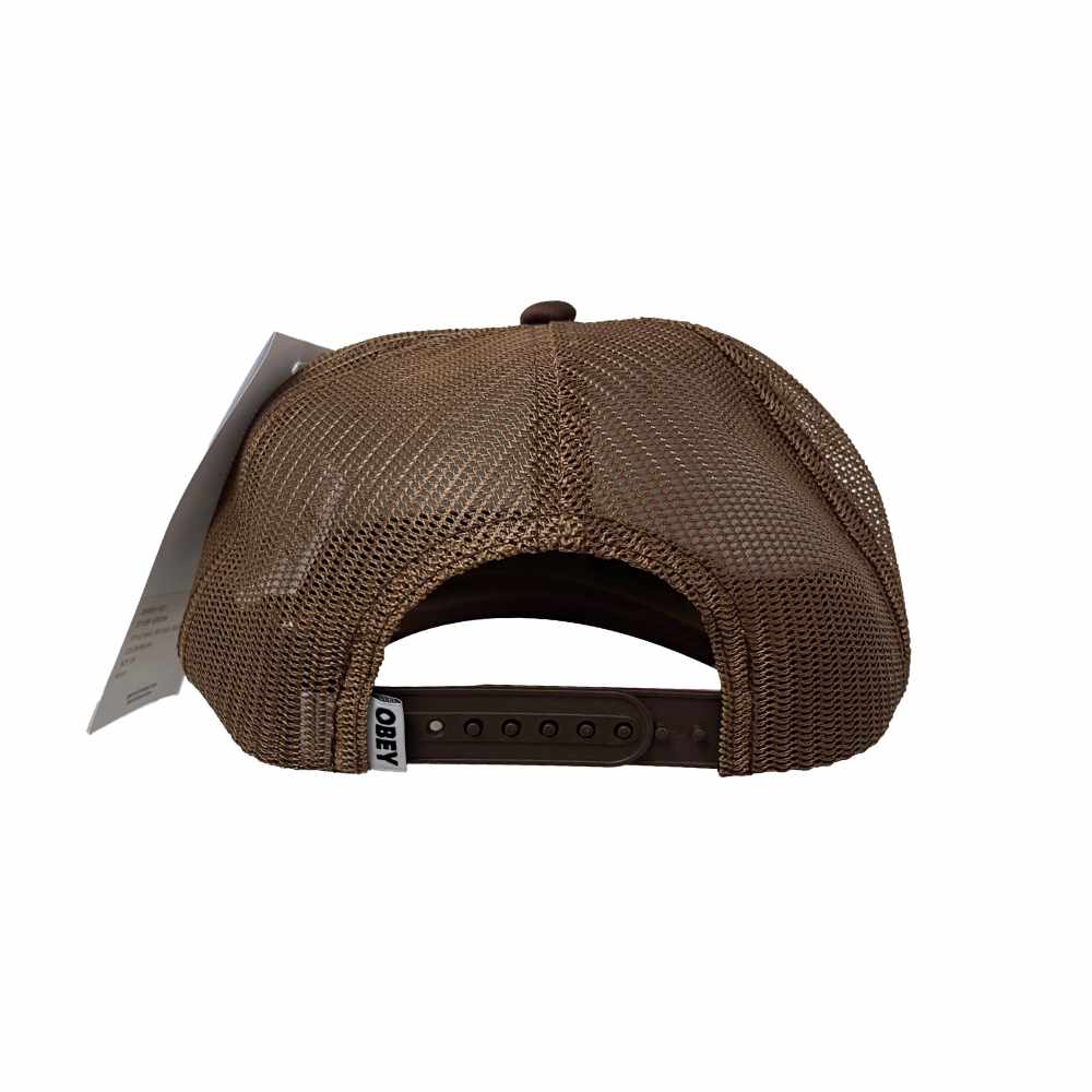 Obey Chisel Trucker Cap Brown