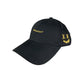 RIC Ricky is Clown Embroidered Smiley Cap Black Gold