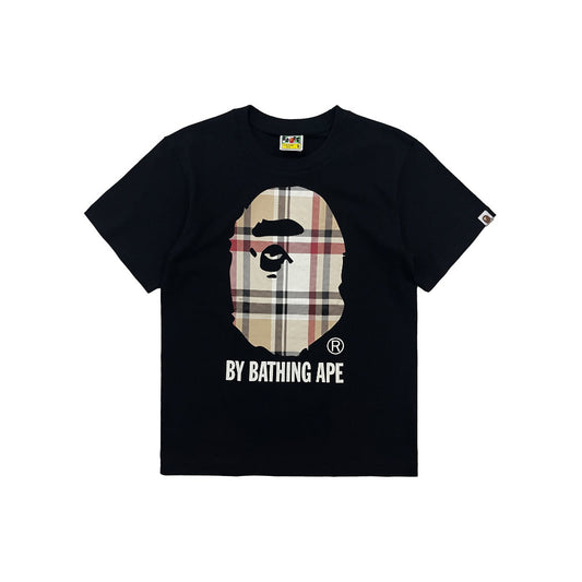 BAPE Ape Check Tee Black