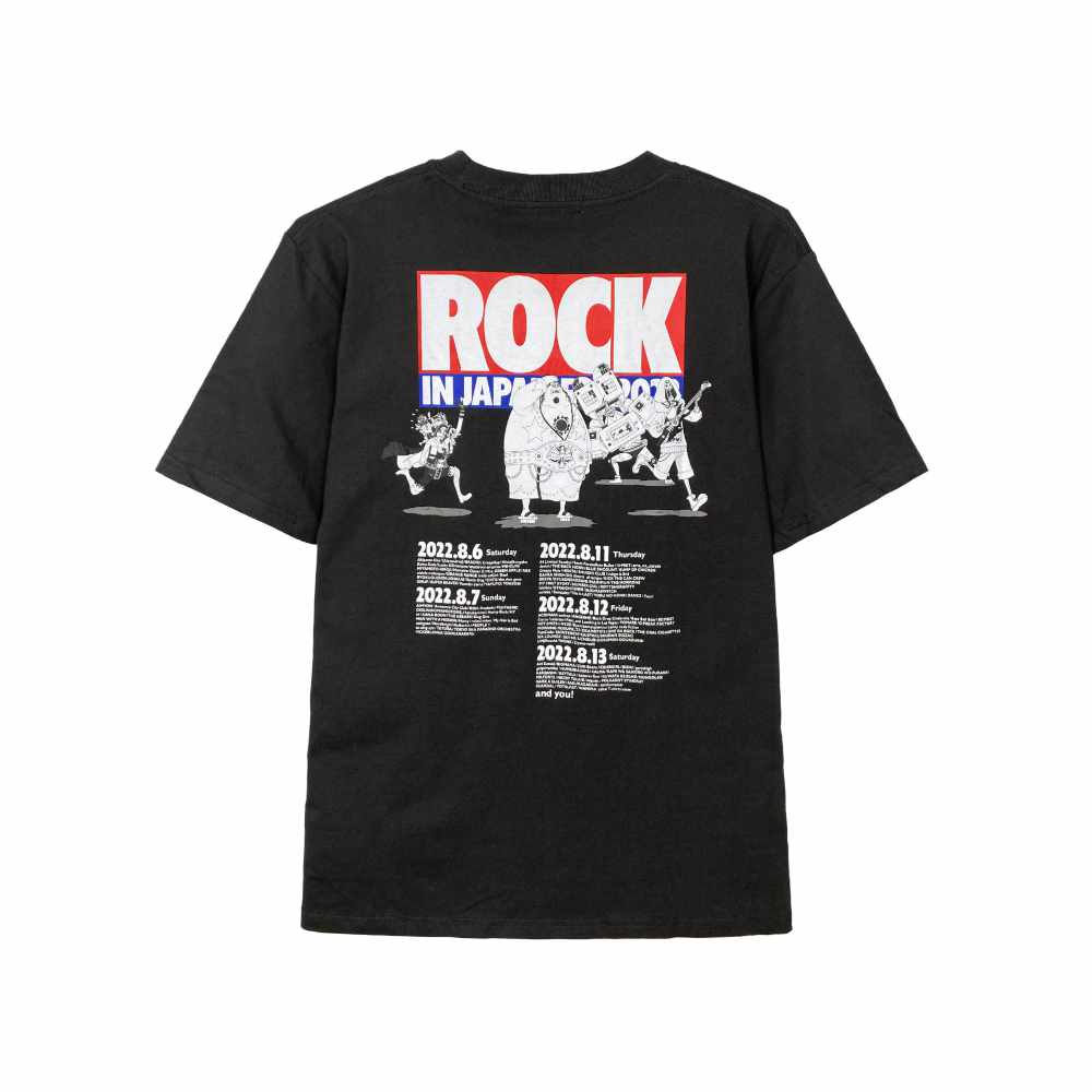 Rock in Japan Fes 2022 X One Piece Tee Dark Gray