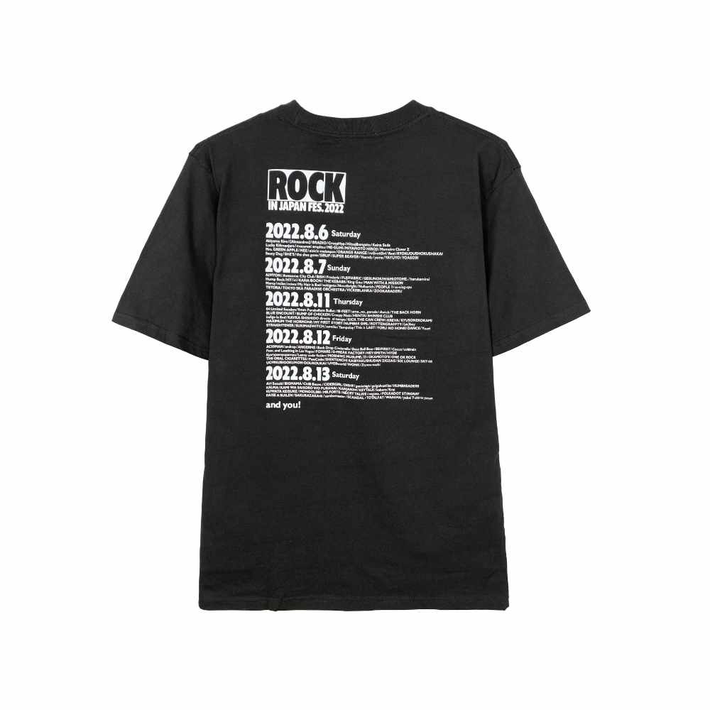 Rock in Japan Fes 2022 X One Piece Tee Dark Gray