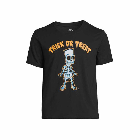 The Simpsons Trick or Treat Tee Black