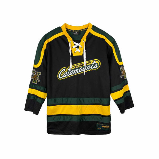 Colosseum Vermont Catamounts Hockey Jersey Yellow