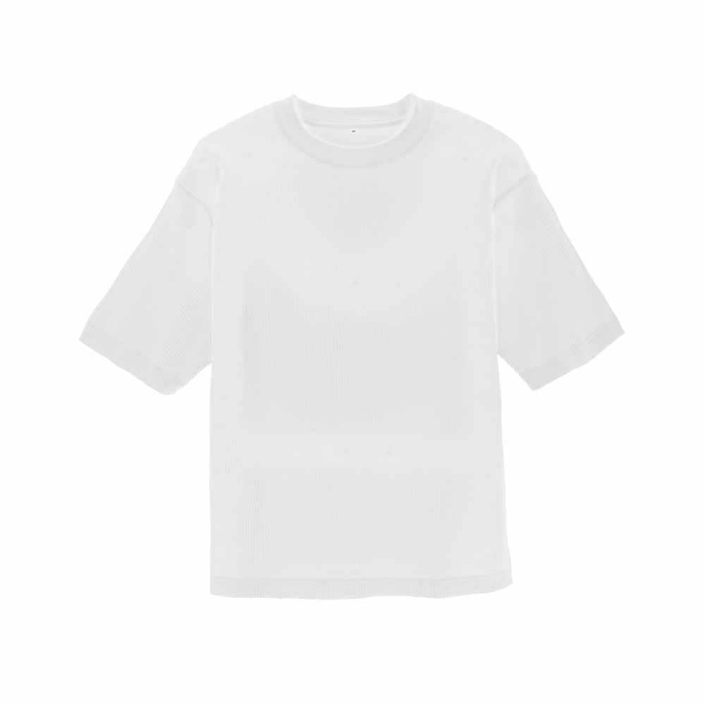 Waffle Tee White - Japan