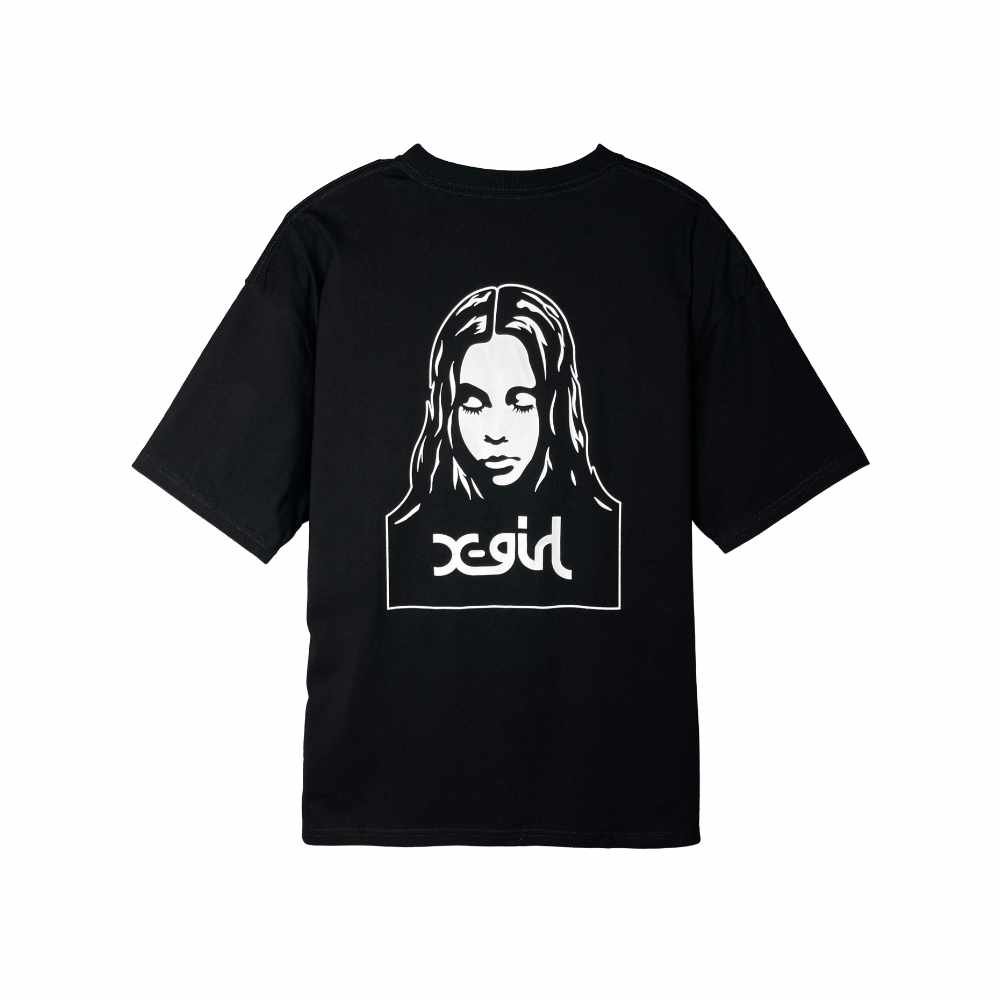 X-Girl Face SS Tee Black