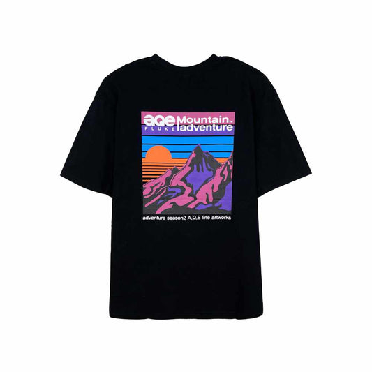 Fluke Rainbow Sunset SS Tee Black