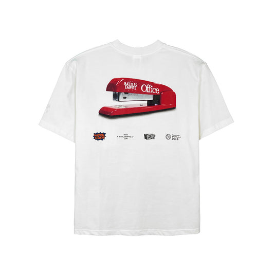 Battles Empire Staple Tee White