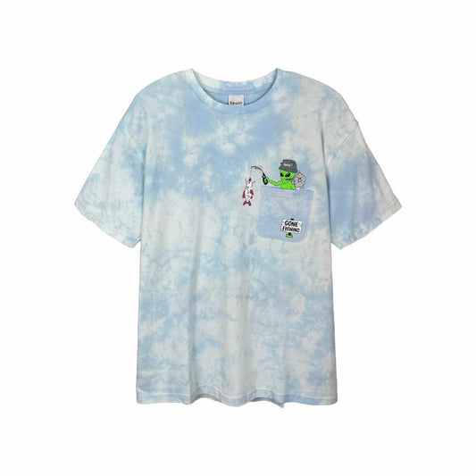 RIPNDIP Gone Fishing Blue Tee Blue