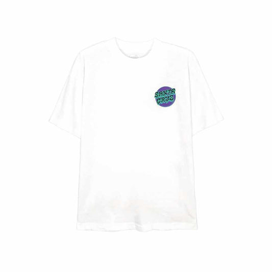 Santa Cruz Slime Dot SS Tee White