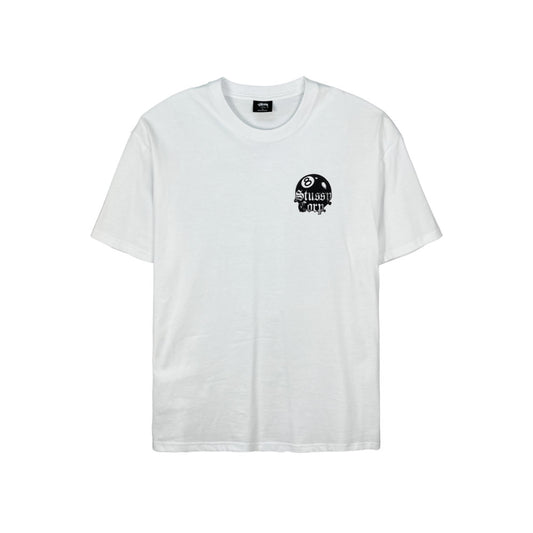 Stussy 8 Ball Corp Tee White