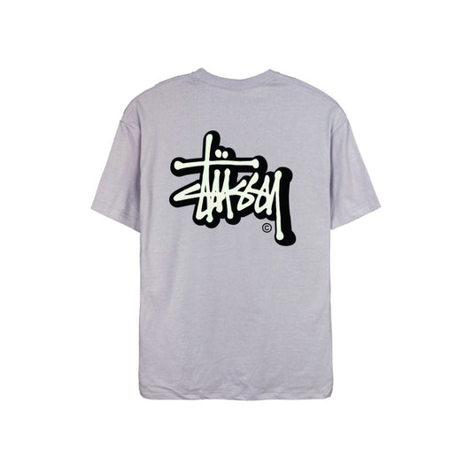 Stussy Graffiti Offset Tee Light Purple