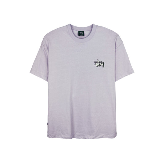 Stussy Graffiti Offset Tee Light Purple