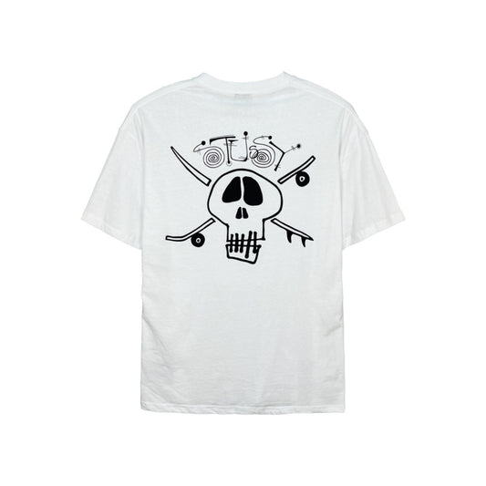 Stussy Surf Skate Tee White