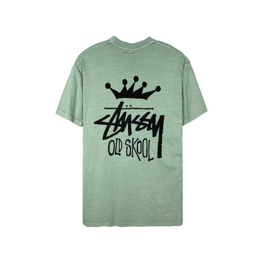 Stussy Old Skool Tee Green