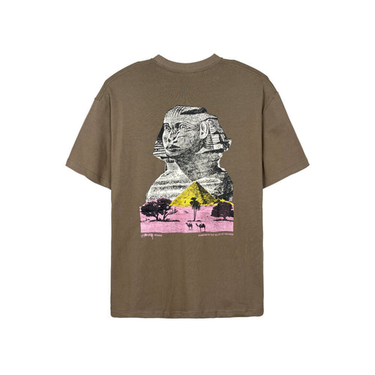 Stussy Sphinx Heavyweight Tee Brown
