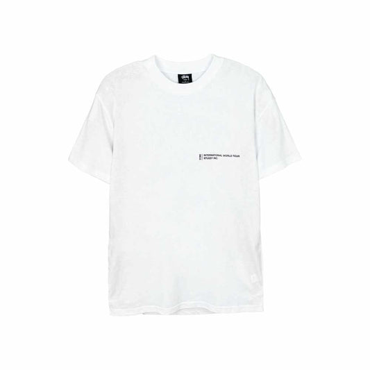 Stussy Earth 50/50 SS Tee White