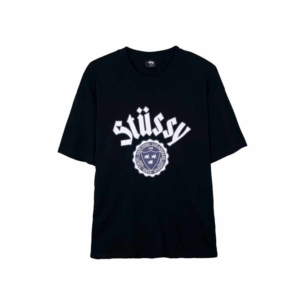 Stussy City Seal Tee Black