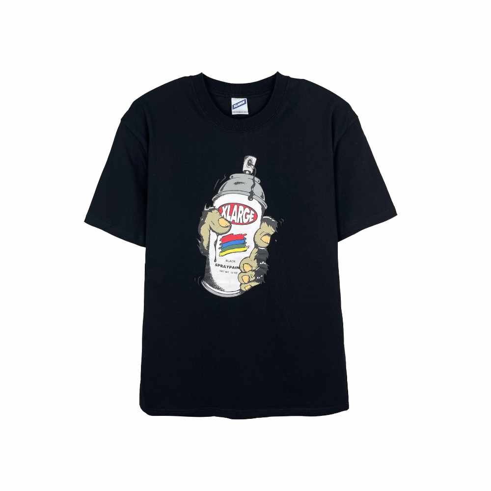 XLarge Spray SS Tee Black