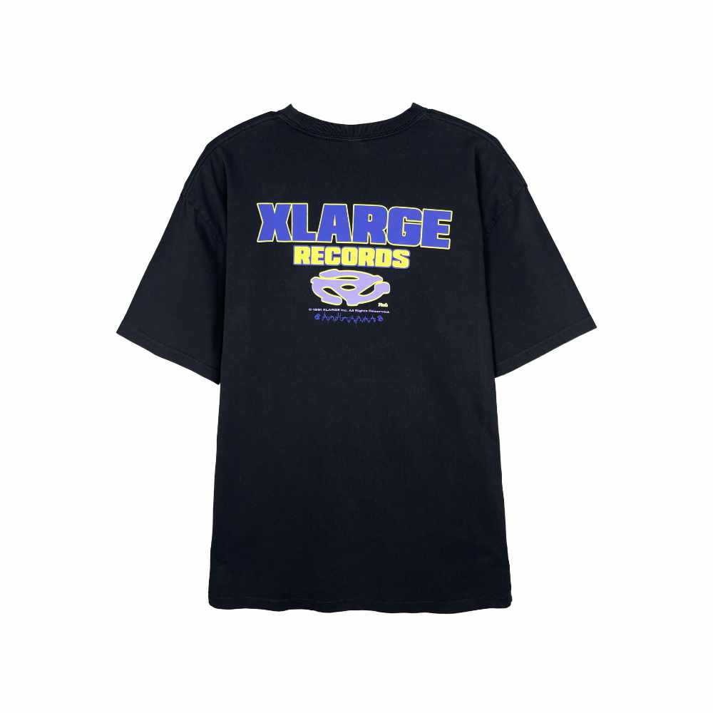 XLarge Records SS Tee Pigment Black