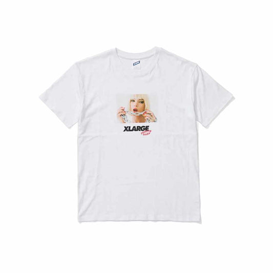 XLarge x Crawling Death Chain SS Tee White