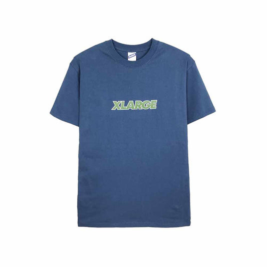 XLarge Text Logo SS Tee Blue/Green