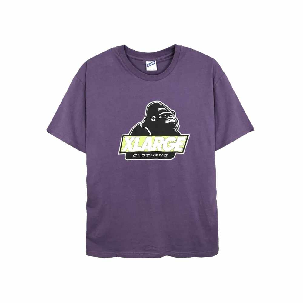 XLarge 91 Slanted Logo Tee Purple