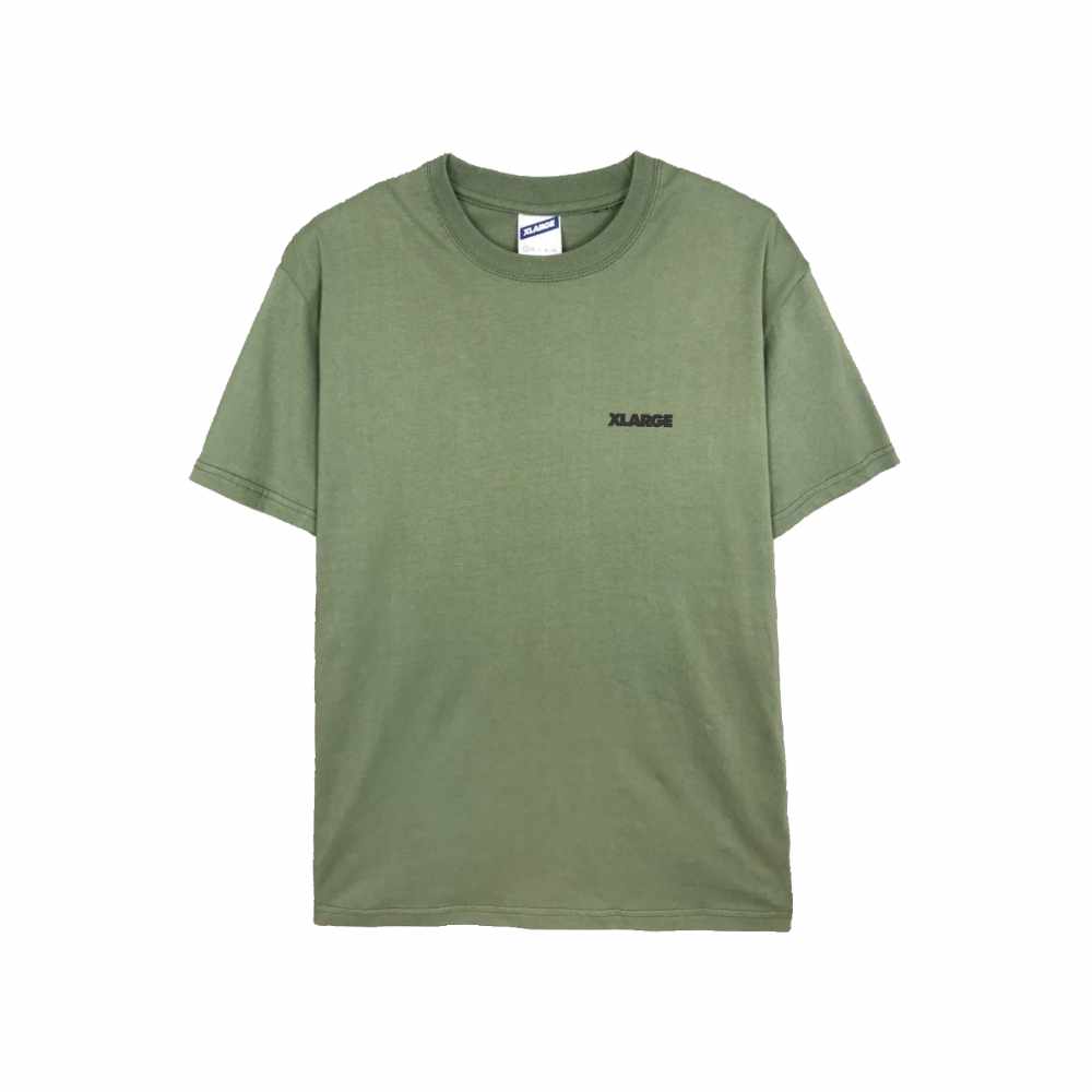 XLarge 91 Text SS Tee Military Green