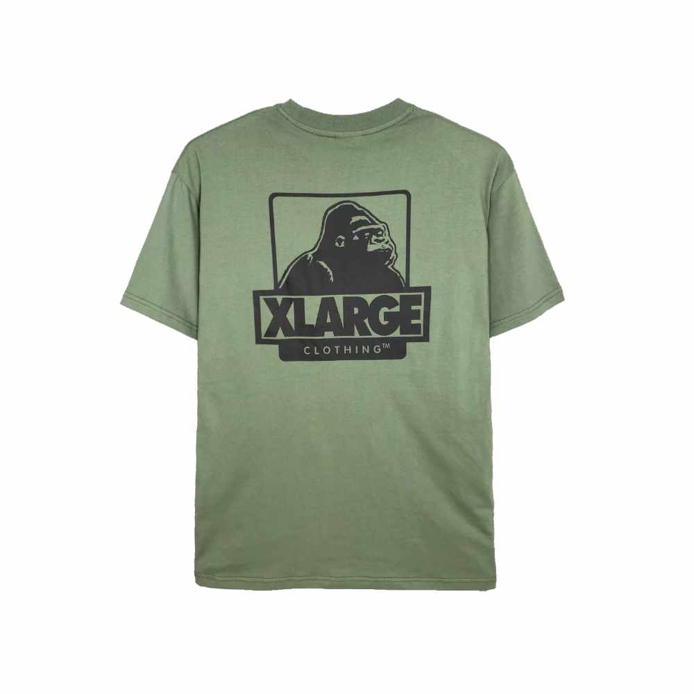 XLarge 91 Text SS Tee Military Green