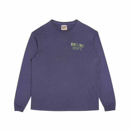 Gallery Dept. Logo-Print Long Sleeve Tee