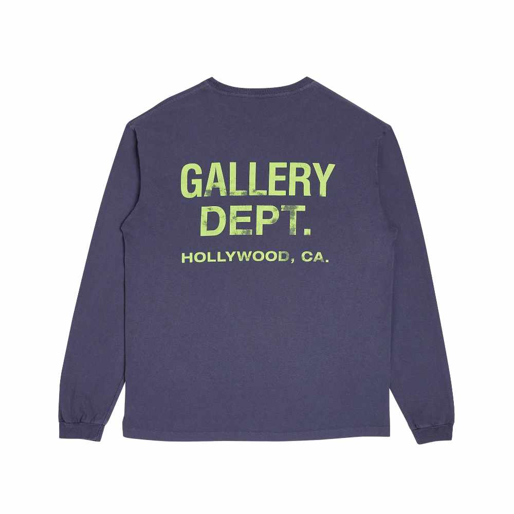 Gallery Dept. Logo-Print Long Sleeve Tee