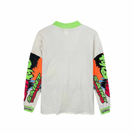 Saint Michael Saint Force Long Sleeve Tee White