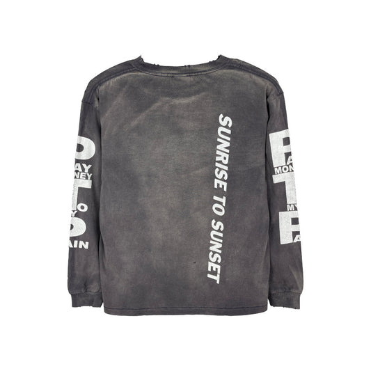 Saint Mxxxxxx X Pay Money To My Pain LS Tee Washed Black