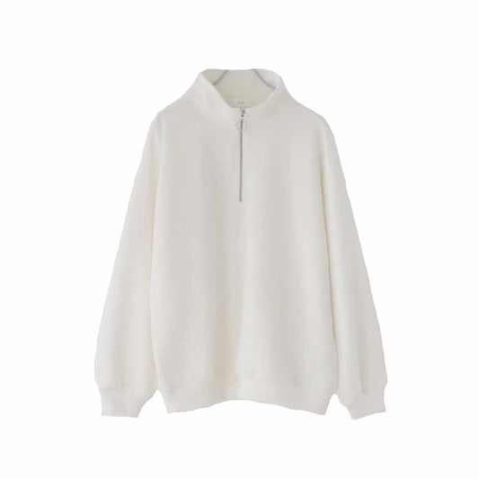 LILL Japan Half Zip Sweatshirt White