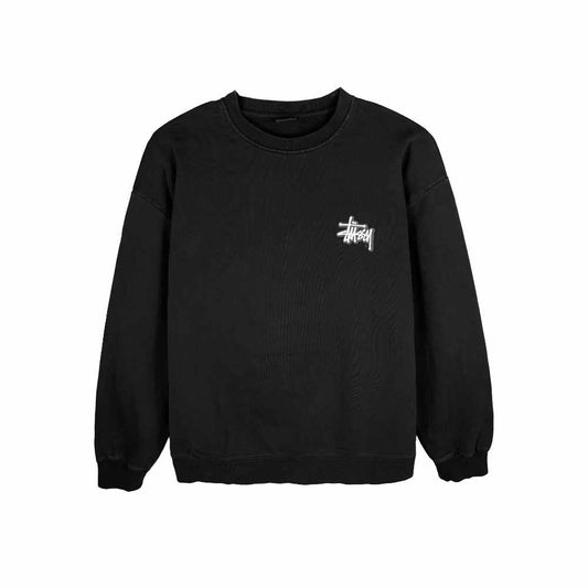 Stussy Pigment Offset Graffiti Crew Black